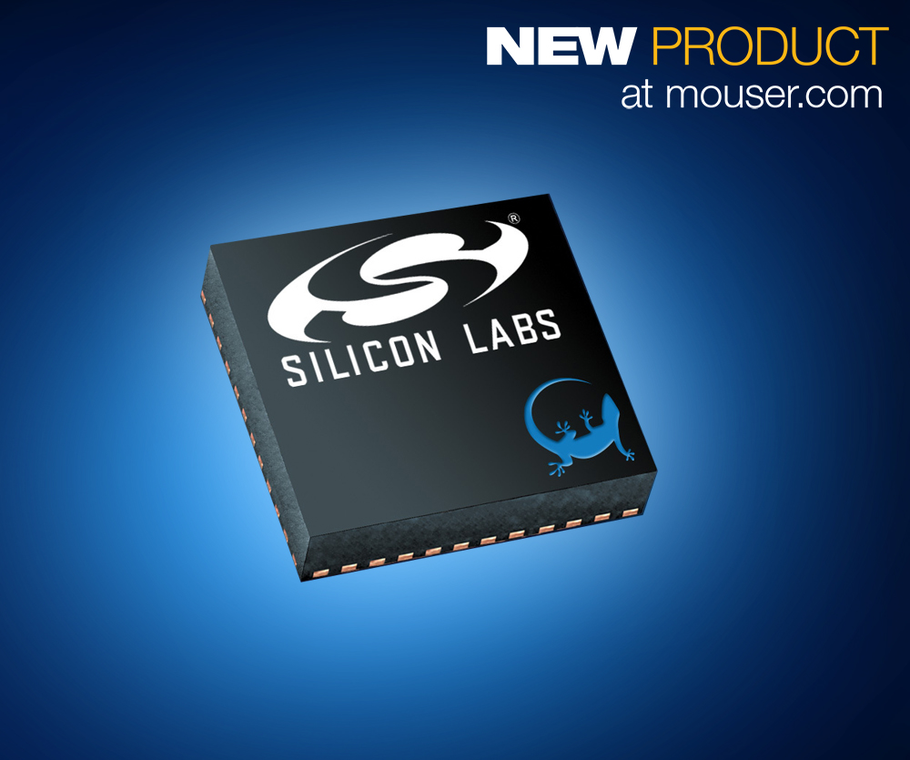 Mouser Now Stocking Silicon Labs’ Latest Blue Gecko Bluetooth 5 SoCs